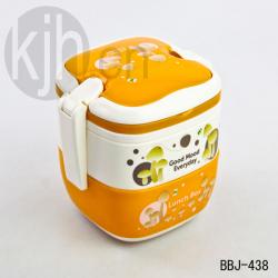 時(shí)尚小方形手提二層飯