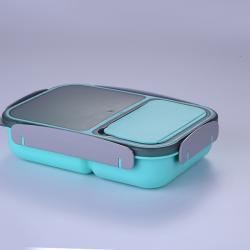 獨(dú)立密封雙格飯盒1.6L